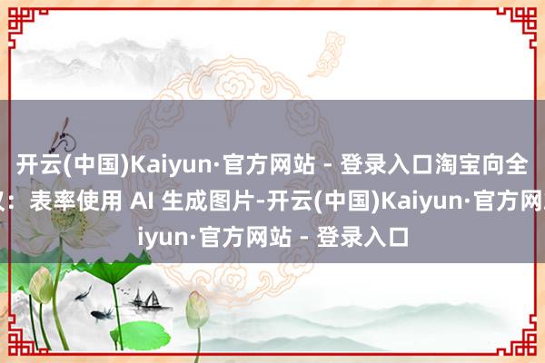 开云(中国)Kaiyun·官方网站 - 登录入口淘宝向全行业发出倡议：表率使用 AI 生成图片-开云(中国)Kaiyun·官方网站 - 登录入口