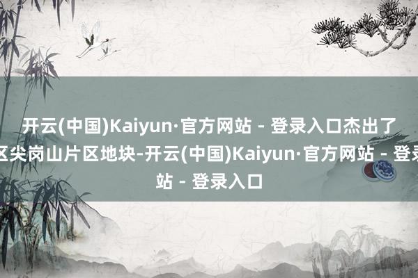 开云(中国)Kaiyun·官方网站 - 登录入口杰出了宝安区尖岗山片区地块-开云(中国)Kaiyun·官方网站 - 登录入口